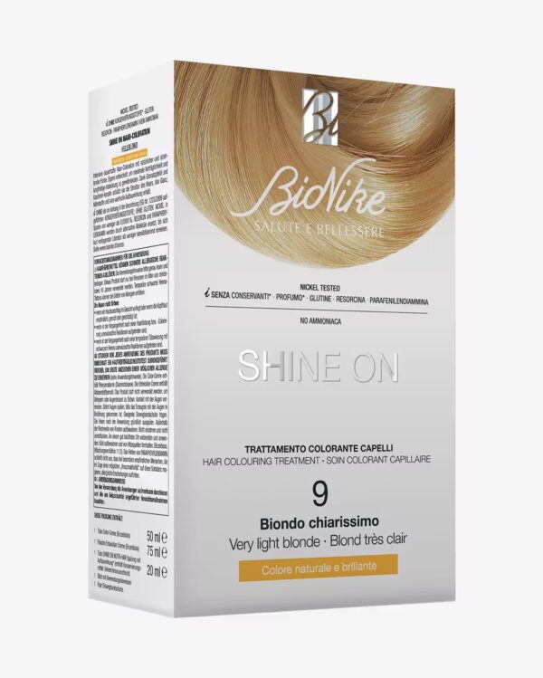 BIONIKE SHINE ON - Trattamento colorante capelli - 9 Biondo chiarissimo